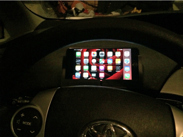 Prius Steering Wheel mount for iPhone 6 Plus, 7 Plus, or 8 Plus