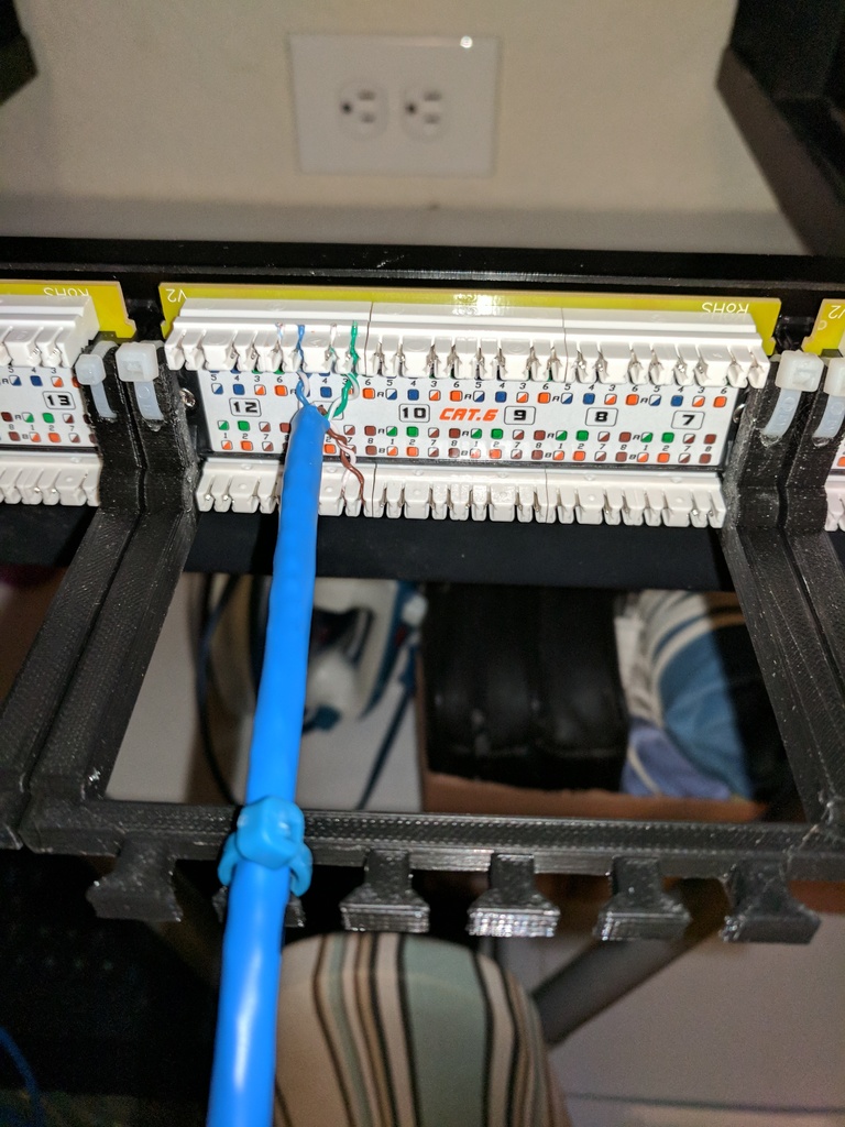 Patch Panel Cable Support