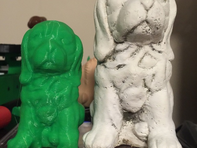 Dog Statue Scan