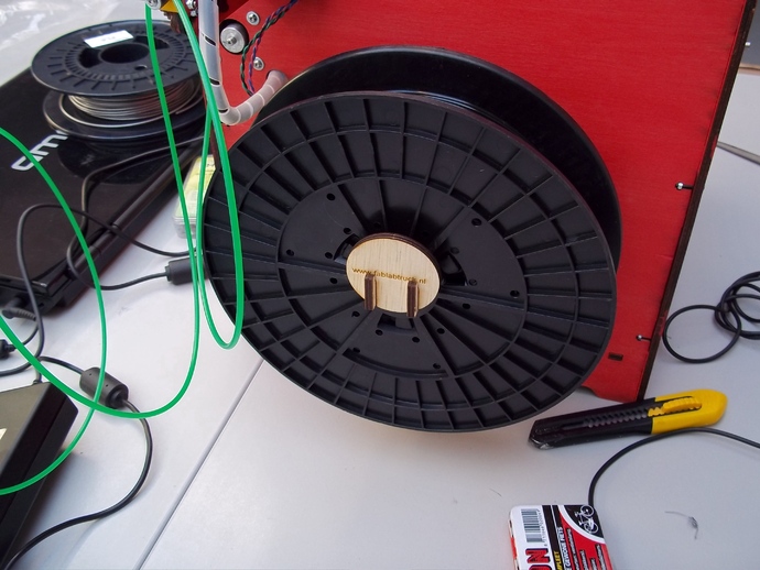 Lasercut Ultimaker Filament Spool Brackets