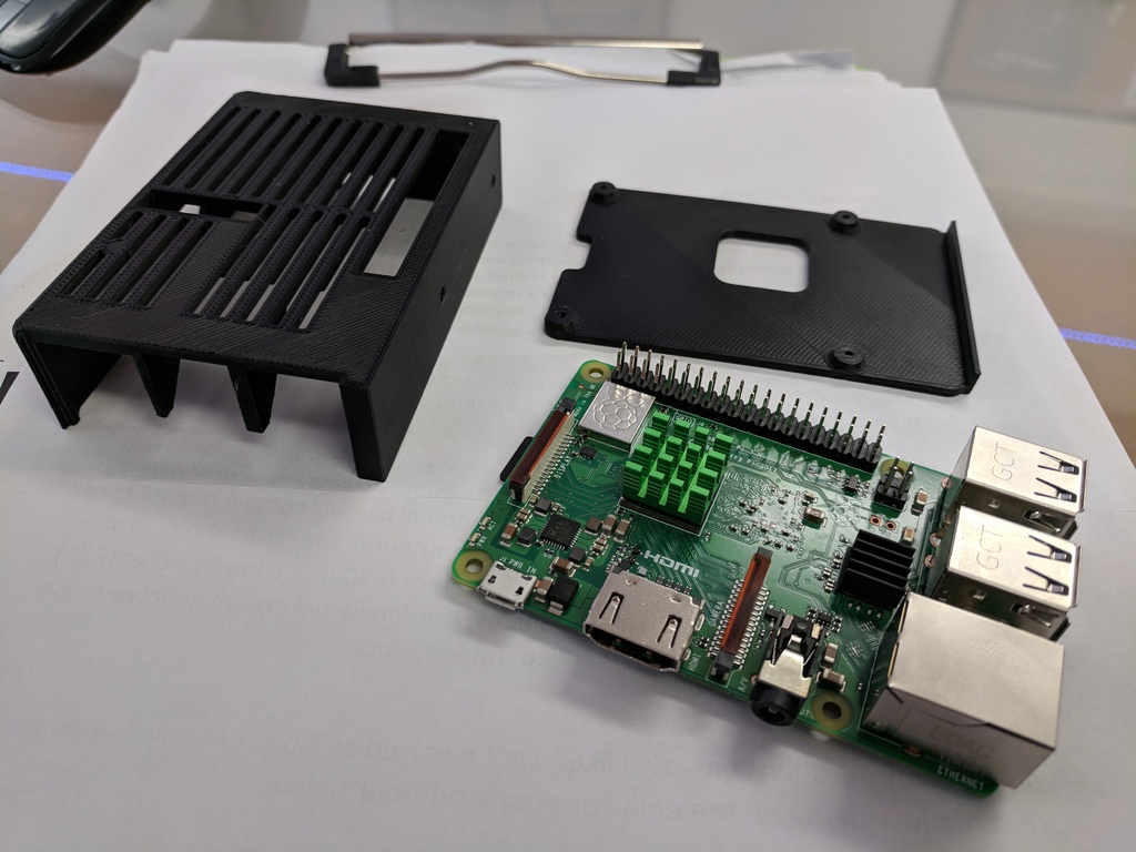 Raspberry Pi 3B+ Heatsink Case for Prusa mk3 