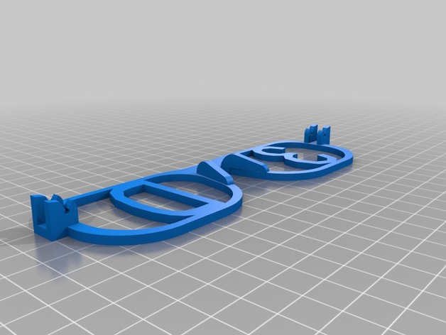 3D Customized Word Glasses