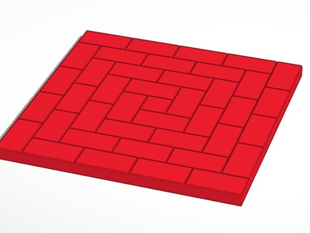 Brick Pattern Layouts for Lasercutter and 3D Printing