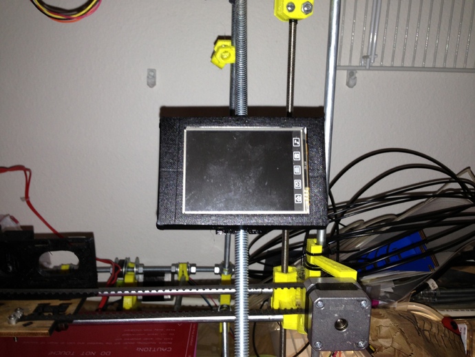 3d printer touch panel mount easy install for use on reprap printers