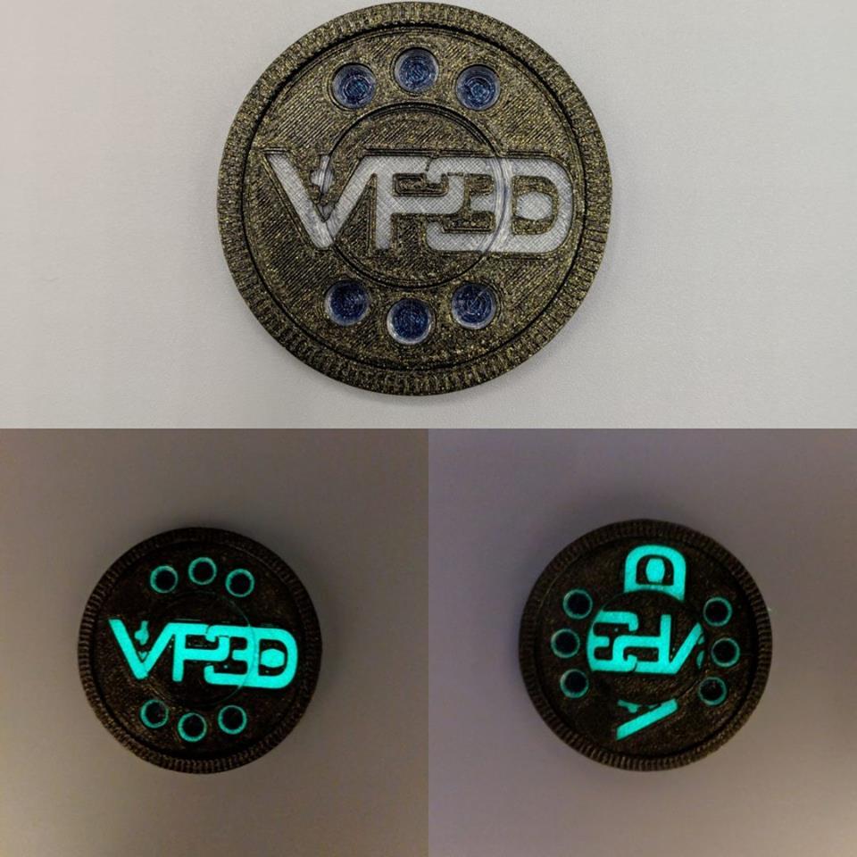VP3D Maker Fidget Coin