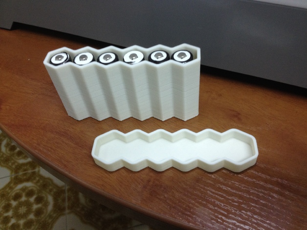 Batteries case for 6x AA 1.5v batteries