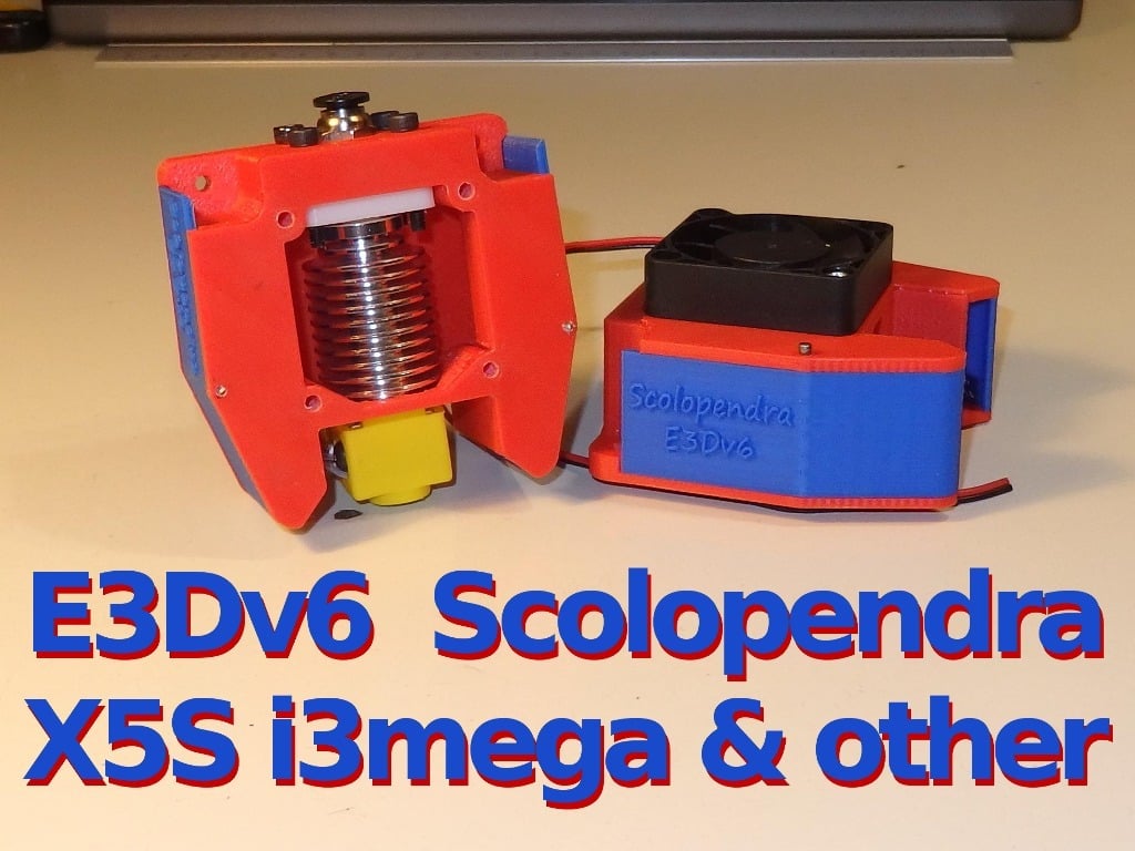 E3Dv6 Scolopendra Cooler for X5S, i3mega & other